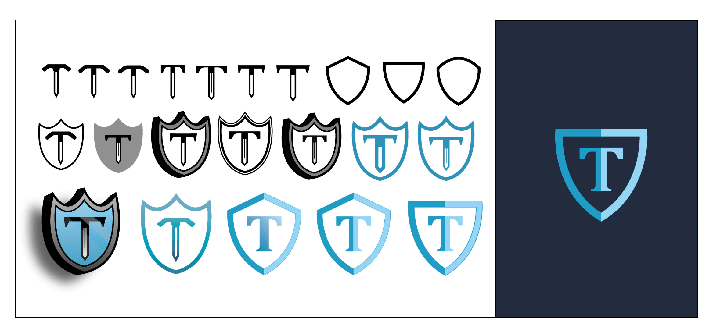 Templar logo drafts